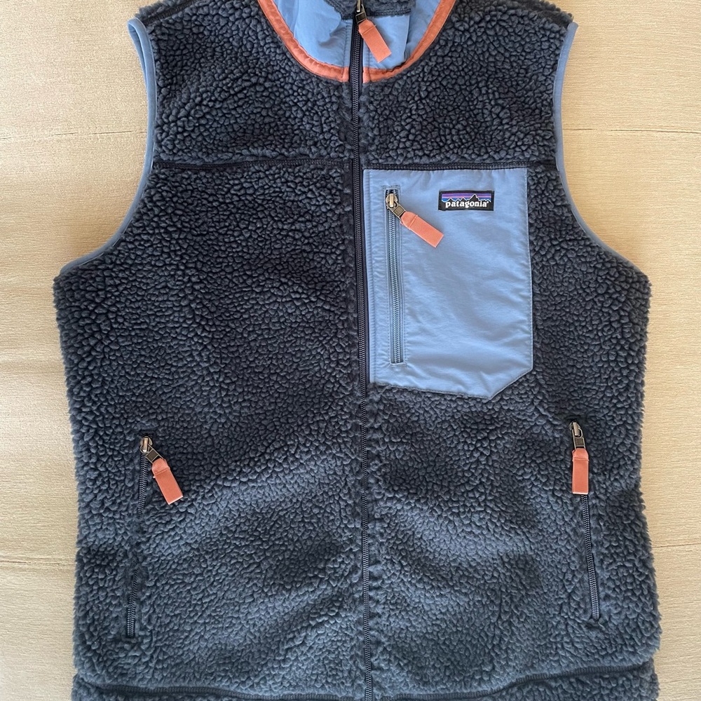 Patagonia Women’s Classic Retro X Fleece Vest-Smolder Blue